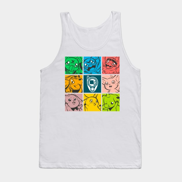 DigiSquad in America! Tank Top by Deramon Digoyo